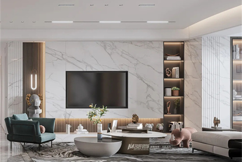 汕頭市金紫名邦花園現(xiàn)代簡約風格四居室裝修案例