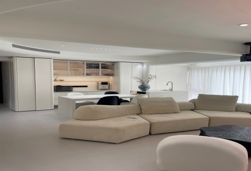 139㎡微法式奶油風，入目皆是軟糯與溫柔